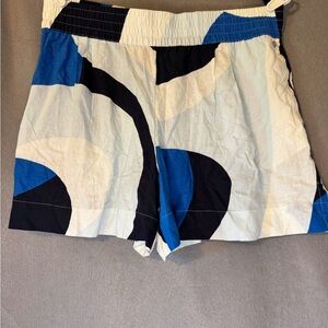 CALIA by Carrie Underwood Blue and Black Women Shorts. NWT